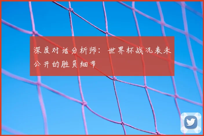 深度对话分析师：世界杯战况表未公开的胜负细节